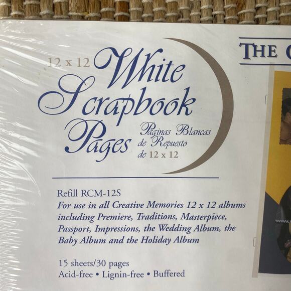 NEW Two Packages Creative Memory Scrapbook Pages total of 30 sheets 12" x 12" - Picture 4 of 7